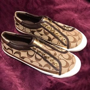 Coach slide on sneakers